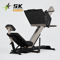 Machine à presser les jambes à 45 degrés SK Plate Loaded, équipement de musculation commercial pour usage en salle de sport, modèle Supply Machine