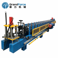 Machine de formage à froid automatique à grande vitesse pour profilés en C de panneaux solaires photovoltaïques avec contrôle PLC pour projets de fermes solaires