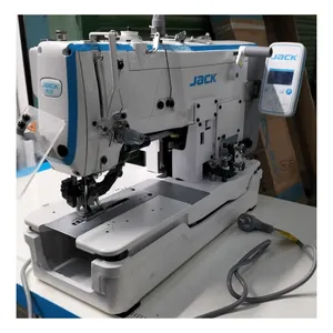 Máquina de ojal Jack 781G, máquina de coser de ojal recto plano para traje de baño y prendas elásticas acanaladas
