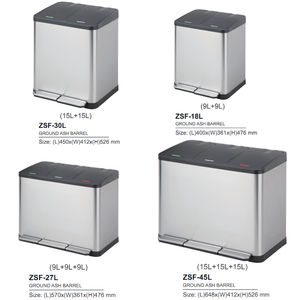 Chất Lượng Cao Trong Nhà/Ngoài Trời Chân Đạp Thùng Rác Có Thể Thép Không Gỉ Thùng Rác Cho Nhà Văn Phòng Có Thể Tái Chế <span class=keywords><strong>Bin</strong></span> Cho Sử Dụng Nhà Bếp Công Cộng - Product Image 2