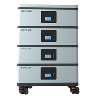 Batterie au lithium LiFePO4 à décharge profonde 51,2 V 200 Ah 10,24 kWh, pack ODM IP65, empilable, 104-L CAN, pour stockage d'énergie domestique et solaire