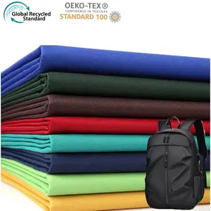 Material de tela Oxford 210D impermeable respetuoso con el medio ambiente de alta calidad para mochilas