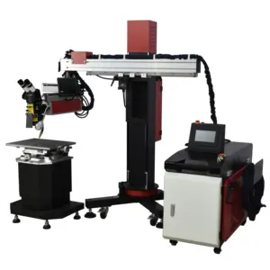Cantilever Mold and Die Repair 1000W 2000W 3000W Fiber Laser Big Mould Welding Machine with boom arm
