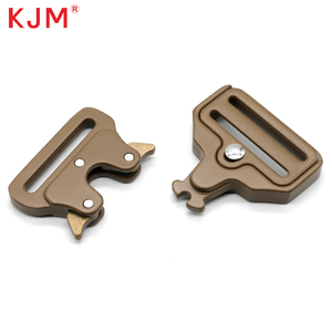 Logo personnalisé 20mm 25mm 38mm 50mm en alliage <span class=keywords><strong>de</strong></span> zinc réglable boucle <span class=keywords><strong>de</strong></span> ceinture tactique en nylon pour hommes à dégagement latéral boucle tactique en métal - Product Image 5