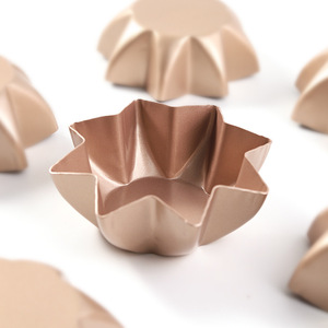 Carbon Steel Star Bread <b>Mold</b> Octagonal Non Stick Cake Pan Gold 2 Pieces - Product Image 2