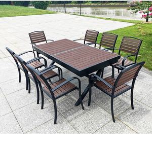 Mesa y Sillas de Jardín de Lujo, Extensible <span class=keywords><strong>para</strong></span> Familias, Apta <span class=keywords><strong>para</strong></span> 4 a <span class=keywords><strong>8</strong></span> <span class=keywords><strong>Personas</strong></span>, Muebles de Aluminio <span class=keywords><strong>para</strong></span> <span class=keywords><strong>Exteriores</strong></span>, Juego de <span class=keywords><strong>Comedor</strong></span> - Product Image 2