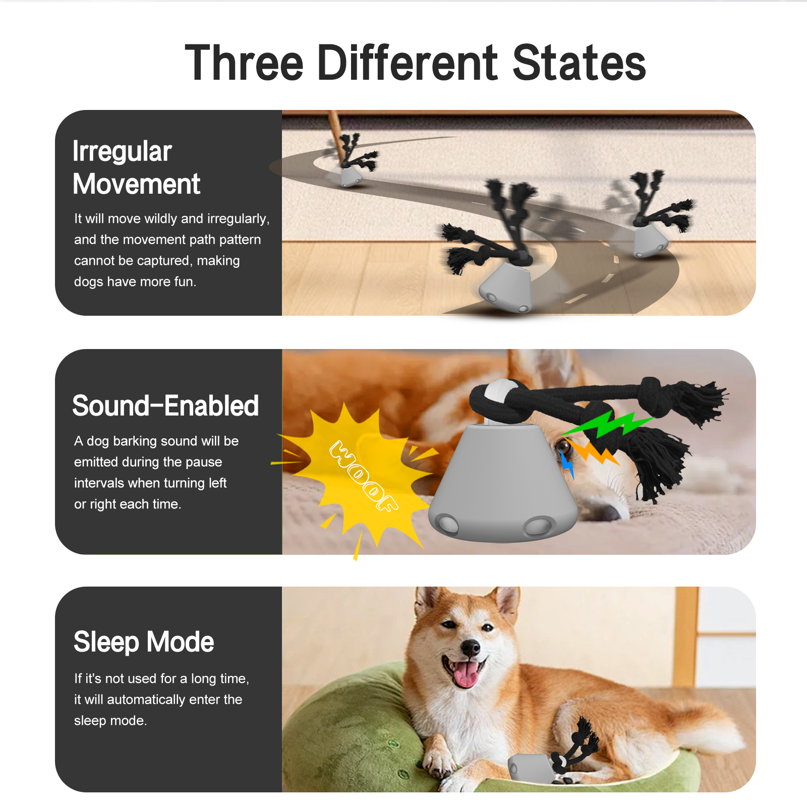 OEM 24010-3 Pet Interactive Toys - Automatic Dog Ball Toy for Training and Play