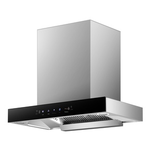 Hotte aspirante murale en acier inoxydable 600 mm, grande puissance, moteur en cuivre, forme en T, pour cuisine, classe d'efficacité énergétique - Product Image 5