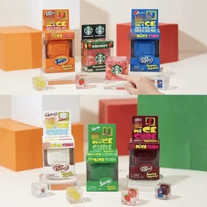 Jouet Squishy Cube de Cola Style <span class=keywords><strong>Dr</strong></span> Pepper, Jouet Sensoriel à Presser en Forme de Cube pour la Décompression et le Soulagement du Stress, Idéal pour le Jeu Quotidien - Product Image 1