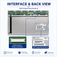 TIANMA Modul LCD Industri FHD 15,6 Inci 1920*1080 400Nits LVDS-30pin TM156VDSG17 Panel Layar TFT untuk Terminal MES