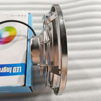 Nouveau produit, lumière LED encastrée sous-marine pour piscine, étanche IP68, 40W, couleur RGB, AC120V avec transformateur pour lumière de piscine