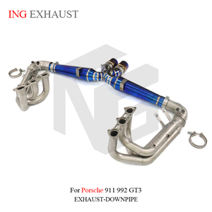 Juego <span class=keywords><strong>completo</strong></span> recto <span class=keywords><strong>de</strong></span> <span class=keywords><strong>escape</strong></span> personalizado <span class=keywords><strong>de</strong></span> titanio ING <span class=keywords><strong>para</strong></span> Porsche 911 992 GT3 con cabezales Catback <span class=keywords><strong>Auto</strong></span> accesorios <span class=keywords><strong>tubo</strong></span> <span class=keywords><strong>de</strong></span> <span class=keywords><strong>escape</strong></span> - Product Image 2