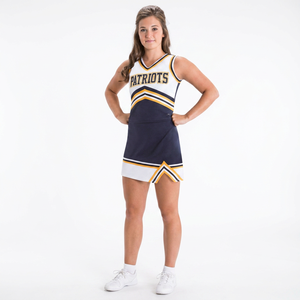 Professional Custom Girls <b>Plus</b> <b>Size</b> All Star Athletic Sport Aerobics Rhinestones Cheerleading Uniforms Spandex Cotton <b>Latex</b> - Product Image 1