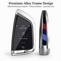 Kunci Mobil LCD Mewah Multifungsi, Cocok untuk Model dengan Start Satu Tombol, Menambahkan Fitur Masuk Tanpa Kunci Empat Pintu