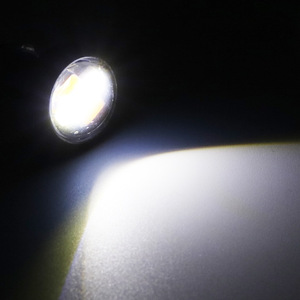 Luces direccionales para coche, luces de marcha atrás, estilo ojo de águila de 23 mm, 5730 4SMD, luces ojo de águila de doble color blanco + amarillo, luces de circulación diurna - Product Image 4