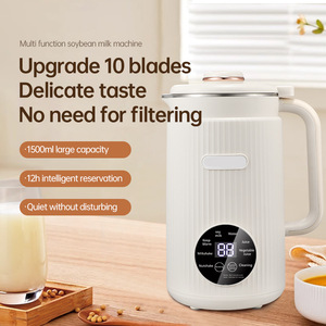Máy làm sữa đậu nành gia dụng đa năng, tự động, mini, không cần lọc, chuẩn điện Mỹ/EU - Product Image 3