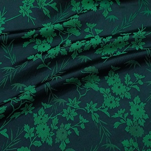Tissu jacquard en rayonne effet soie, style chinois, bicolore, en polyester tissé, avec motif texturé 3D, 1751 - Product Image 5
