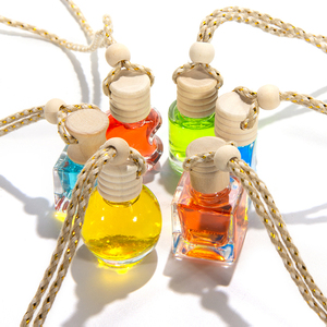 Auf Lager Auto diffusor Parfüm flasche mit Holz kappe Autoer frischer Flasche Wick Diffusor Entlüftung sclip <span class=keywords><strong>10ml</strong></span> - Product Image 6