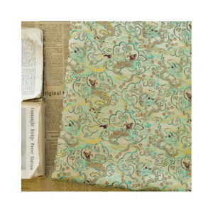 Nouvelle mode chine dragon motif imitation chanson brocart jacquard fil teint tissu pour vêtements - Product Image 1