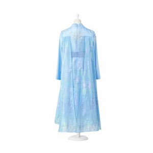 Robe de <span class=keywords><strong>reine</strong></span> <span class=keywords><strong>Elsa</strong></span> certifiée FAMA, prête à être expédiée, avec base respirante, cape à flocons de neige <span class=keywords><strong>et</strong></span> longue traîne, expédition rapide - Product Image 2