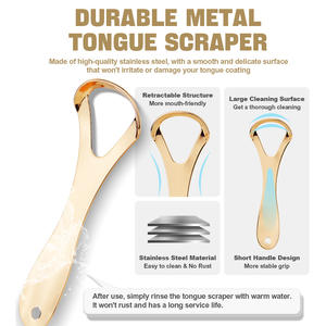 <span class=keywords><strong>Limpiador</strong></span> <span class=keywords><strong>de</strong></span> <span class=keywords><strong>Lengua</strong></span> <span class=keywords><strong>de</strong></span> Acero Inoxidable Quirúrgico 304 al por Mayor, Herramienta <span class=keywords><strong>de</strong></span> Limpieza <span class=keywords><strong>de</strong></span> Higiene Bucal para Niños - Product Image 2