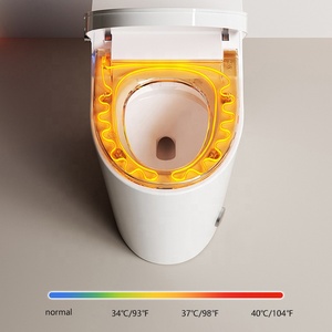 مرحاض حمام ذكي عالي الجودة مثبت على الأرض بمستشعر كهربائي وعاء مرحاض أوتوماتيكي مرحاض ذكي - Product Image 5