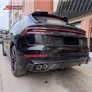 DIFFUSEUR ARRIÈRE EN FIBRE DE CARBONE STYLE <span class=keywords><strong>ABT</strong></span> POUR 2018-2023 <span class=keywords><strong>AUDI</strong></span> <span class=keywords><strong>Q8</strong></span> - Product Image 4