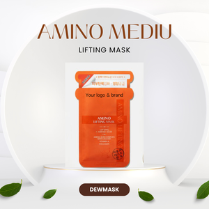 Meilleure vente Mediu-Amino Mask K-Beauty Feuille faciale coréenne Hydratant Apaisant Éclaircissant pour le visage - Product Image 4