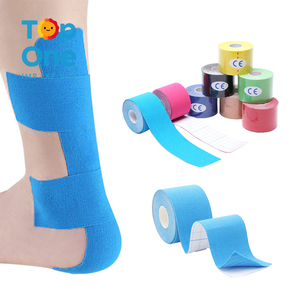 TopOne 5cm 10cm 5M Seguridad deportiva precortada Fitness Gimnasio Entrenamiento KT Soporte muscular Cinta de kinesiología - Product Image 1
