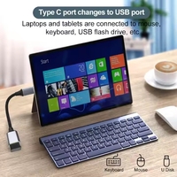 Câble adaptateur OEM tressé 3.1 Type C OTG 5Gbps USB 3.0 femelle haute vitesse Câble de données USB C pour ordinateur IOS U Disk Longueur 1m