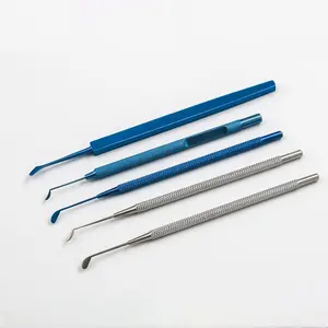 Lasik-Spatulen Mikrochirurgie-Instrumente Hornhaut-Epithel-Spatulen gebogene Spitze