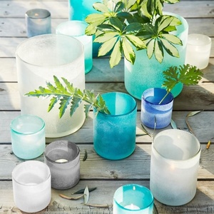 Prix de gros bougie unique de luxe en verre glaçon votive pour la décoration intérieure - Product Image 3