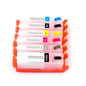 BOMA - Europe PGI-530 CLI-531 <span class=keywords><strong>Cartouche</strong></span> <span class=keywords><strong>d</strong></span>'<span class=keywords><strong>encre</strong></span> rechargeable vide avec puce pour imprimante <span class=keywords><strong>Canon</strong></span> <span class=keywords><strong>PIXMA</strong></span> TS8750 TS8751 - Product Image 2