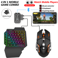 MIX Pro — ensemble de souris et clavier PuBg, pour téléphone portable, tablette, assistance physique, Android et IOS