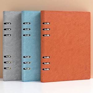 Promoción: Cuaderno Personalizado al por Mayor A5, de Lujo, con Tapa Dura de Cuero PU, Hojas Sueltas, Organizador/Planificador de 80 Hojas para Negocios - Product Image 3