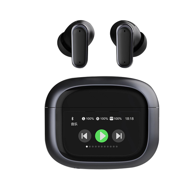 Wireless TWS Earbuds with Digital Display Smart ANC Bluetooth Headphones HiFi Sound Fast Charging 4 Mic Stereo Earphones