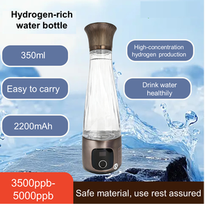 Bouteille d'eau hydrogénée portable 350 ml, générateur à haute concentration, grande capacité, design unique, abordable - Product Image 3