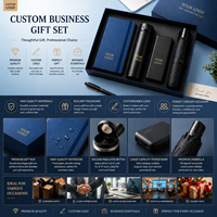 Juego de Cuadernos de Negocios de Lujo Personalizados, Juego de Papelería de Oficina Completo con Logotipo Impreso Personalizado, Regalo para la Conferencia Anual de la Empresa