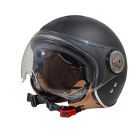 Casque de moto MOON Dual Sport rétro ouvert de style vintage 3/5 pour garçons, réglable, résistant aux chutes, nouvelle protection de sécurité