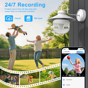<span class=keywords><strong>Camera</strong></span> bóng đèn toàn cảnh mắt cá V380 360 ° với thẻ SD âm thanh hai chiều lưu trữ tầm nhìn ban đêm phát hiện hình người-<span class=keywords><strong>Camera</strong></span> <span class=keywords><strong>wifi</strong></span> - Product Image 6