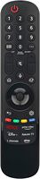 Télécommande magique HUAYU MR24GA AKB76045003 avec fonction vocale pour téléviseur LED LCD LG, remplacement