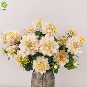Fleurs de lotus artificielles roses 47 cm en plastique et soie, haute simulation, pour décoration de mariage et de maison - Product Image 5