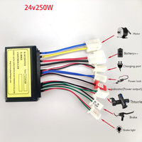 Vente en gros de contrôleur de vitesse de moteur à courant continu 24V 250W pour vélo électrique et scooter