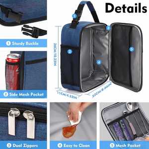 Bolsa Térmica para Almuerzo, Aislada, Portátil, a Prueba de Fugas, Reutilizable, para Hombres y Mujeres, para el Trabajo, Viajes, Picnic y Actividades al Aire Libre - Product Image 4