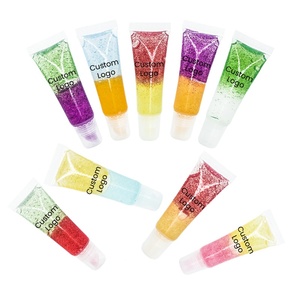 Lucidalabbra Liquido Vegano Personalizzato Senza Marchio, 9 Colori Glitterati, Lunga Durata, Effetto Gelatina, per Uso Quotidiano - Product Image 1