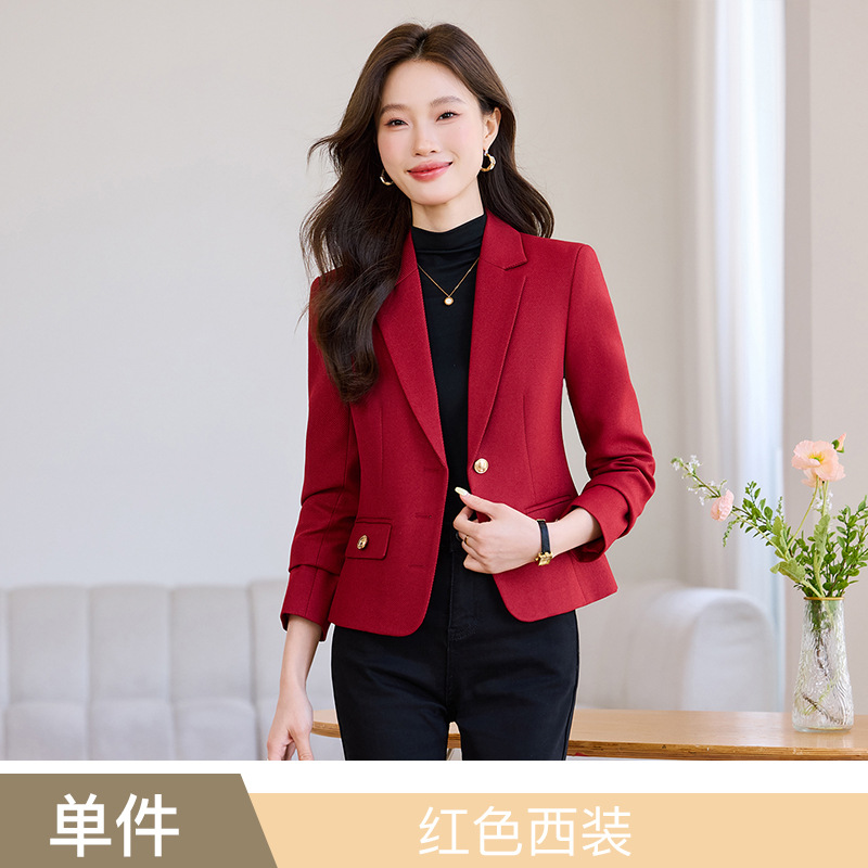 red suit