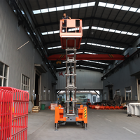 Prix d'usine – Plateforme élévatrice à ciseaux électrique automotrice tout-terrain de 4 m, 6 m, 8 m pour chantier extérieur