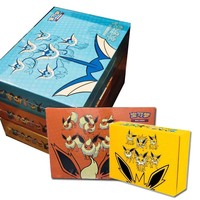 Fournisseur de cartes de jeu YQ en gros : Boîte cadeau avancée Eevee Pokémon PTCG, Sachet de fête Eevee, Étui scellé rare, Protège-cartes Pokémon