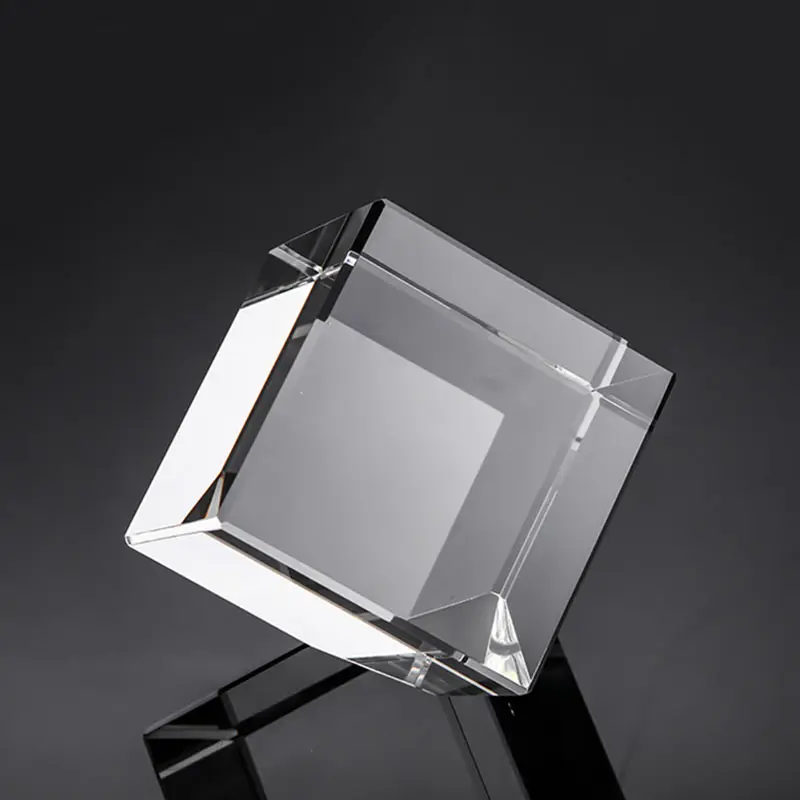 Wholesale K9 Blank Crystal Glass Blocks For 3D Laser Engraving Custom Crystal Photo Cubes
