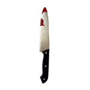 Halloween <b>Plastic</b> <b>Kitchen</b> Knife Toy Bloodstained Dagger Prop For Costume Performance Unisex Weapon Accessory - Product Image 5